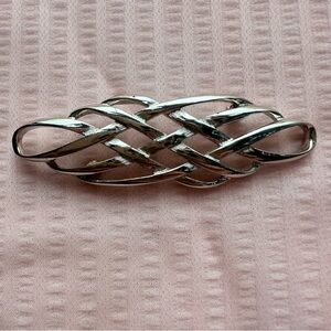 Decorative Silver Monet Pin/Brooch